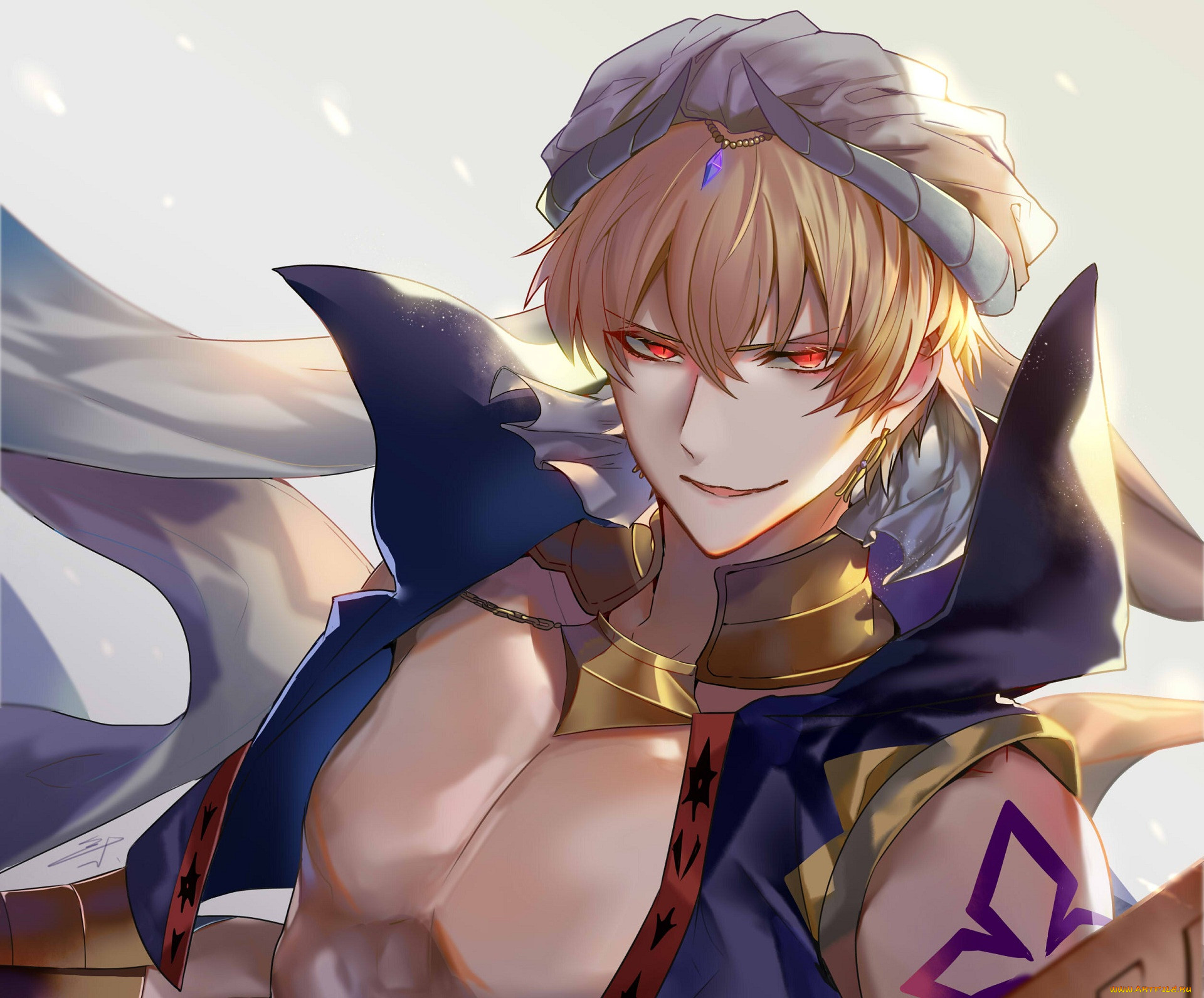 , fate, stay night,  grand order,  apocrypha, caster, gilgamesh